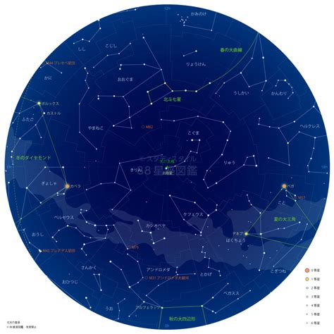 11月 星座|11月の星座 2024｜やさしい88星座図